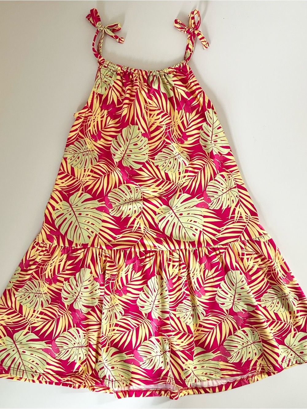 Girls Tropical Resort Sleeveless Dress Set - Picture 3 of 7
